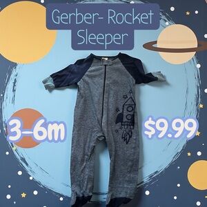 Gerber Navy Rocket Footie